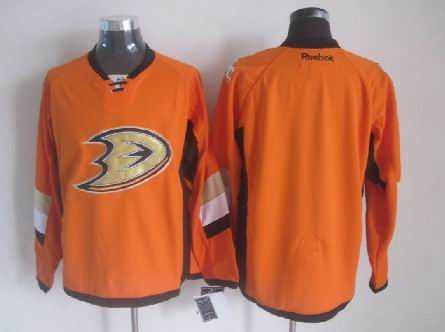 Men Anaheim Ducks Customized Orange CCM Throwback Stitched Hockey Jersey