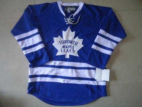 Men Toronto Maple Leafs Customized New Blue Stitched Hockey Jersey