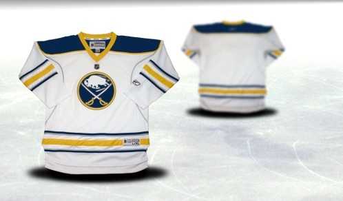 Youth Buffalo Sabres Customized White Stitched Hockey Jersey