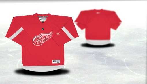 Youth Detroit Red Wings Customized Red Stitched Hockey Jersey