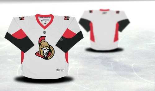 Youth Ottawa Senators Customized White Stitched Hockey Jersey
