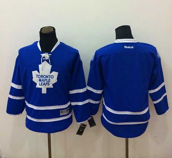 Youth Toronto Maple Leafs Customized Blue Stitched Hockey Jersey