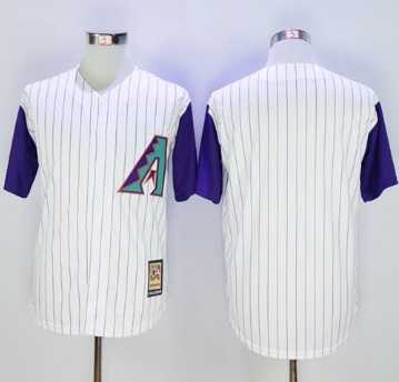 Arizona Diamondbacks Blank White Hall Of Fame Cool Base Stitched Baseball Jersey
