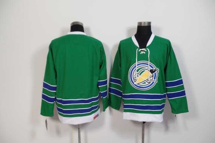 Oakland Seals Blank Green CCM Throwback Stitched NHL Jersey