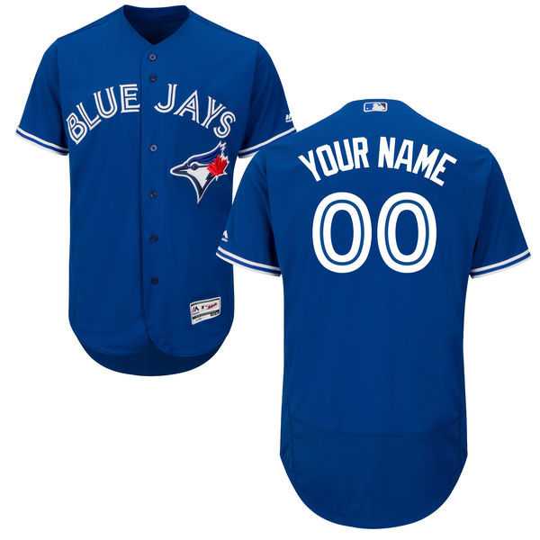 Toronto Blue Jays Customized Majestic Flexbase Collection Stitched Baseball WEM Jersey - Royal Blue