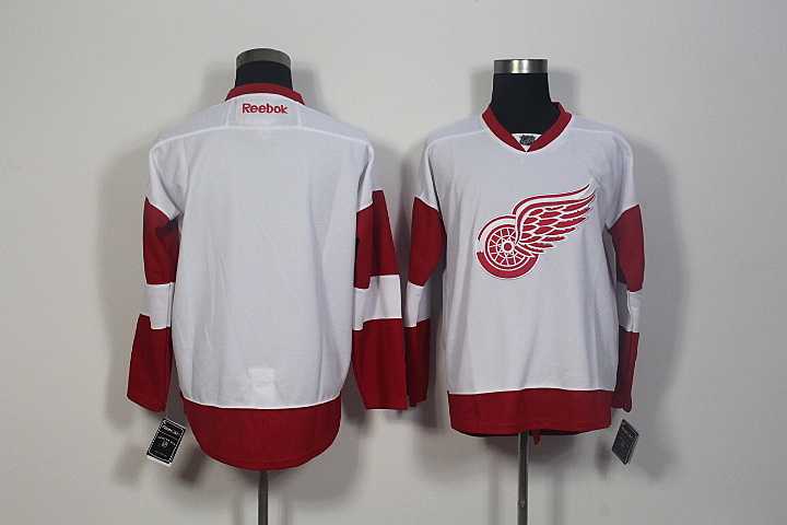 Men Detroit Red Wings Customized White Stitched NHL Jersey