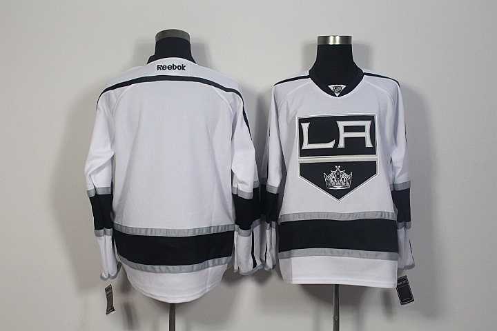 Men Los Angeles Kings Customized White Stitched NHL Jersey