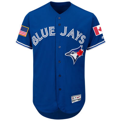 Toronto Blue Jays Customized Royal Blue 2016 Fashion Stars & Stripes Flexbase Stitched Baseball Jersey