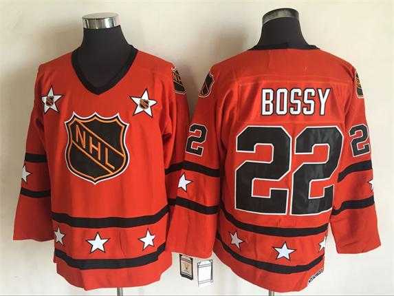 New York Islanders #22 Mike Bossy Orange All Star CCM Throwback Stitched NHL Jersey