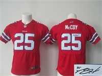 Youth Nike Buffalo Bills #25 LeSean McCoy Red Team Color Stitched Game Signature Edition Jersey