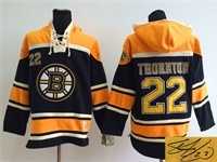 Boston Bruins #22 Shaun Thornton Black Stitched Signature Edition Hoodie