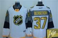 Boston Bruins #37 Patrice Bergeron White 2016 All Star Stitched Signature Edition Jersey