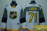 Detroit Red Wings #71 Dylan Larkin White 2016 All Star Stitched Signature Edition Jersey