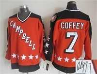 Edmonton Oilers #7 Paul Coffey Orange All Star CCM Throwback Stitched Signature Edition Jersey