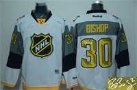 Tampa Bay Lightning #30 Ben Bishop White 2016 All Star Stitched Signature Edition Jersey