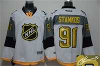 Tampa Bay Lightning #91 Steven Stamkos White 2016 All Star Stitched Signature Edition Jersey