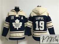 Toronto Maple Leafs #19 Joffrey Lupul Blue Stitched Signature Edition Hoodie