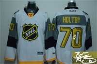 Washington Capitals #70 Braden Holtby White 2016 All Star Stitched Signature Edition Jersey