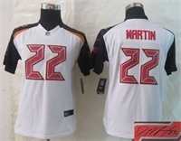 Youth Nike Tampa Bay Buccaneers #22 Doug Martin White Team Color Stitched Game Signature Edition Jersey