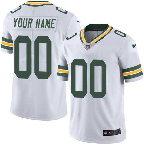 Customized Men & Women & Youth Nike Packers White Vapor Untouchable Player Limited Jersey