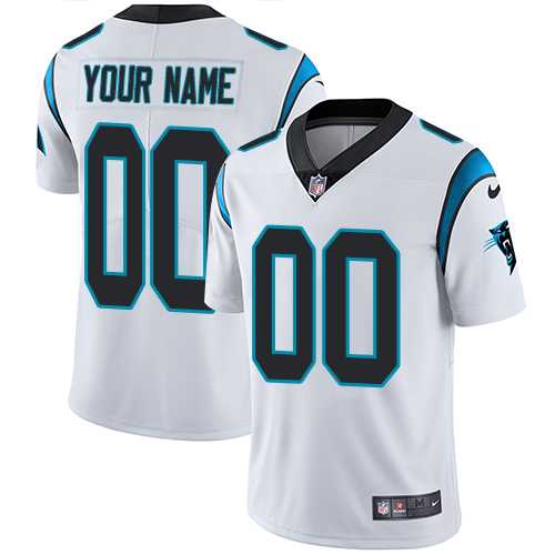 Customized Men & Women & Youth Nike Panthers White Vapor Untouchable Player Limited Jersey