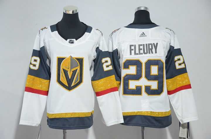 Youth Vegas Golden Knights #29 Marc-Andre Fleury White Adidas Stitched Jersey