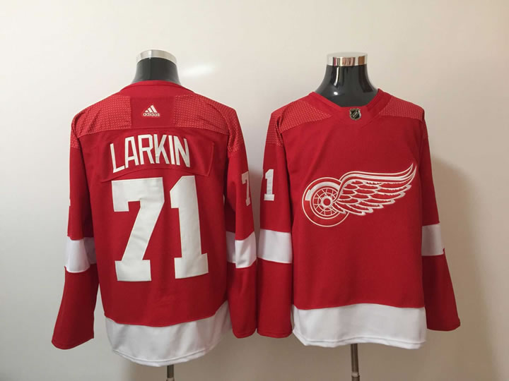 Detroit Red Wings #71 Dylan Larkin Red Adidas Stitched NHL Jersey