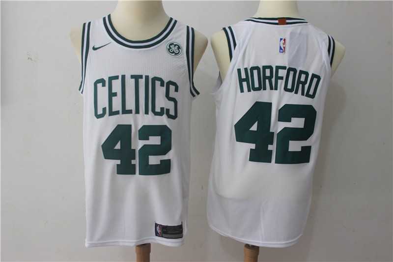 Nike Boston Celtics #42 Al Horford White Authentic Stitched NBA Jersey