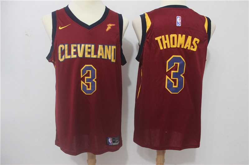 Nike Cleveland Cavaliers #3 Isaiah Thomas Red Swingman Stitched NBA Jersey