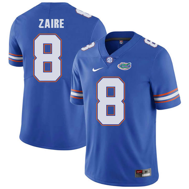 Florida Gators #8 Malik Zaire Blue College Football Jersey