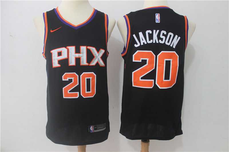 Nike Phoenix Suns #20 Josh Jackson Black Swingman Stitched NBA Jersey