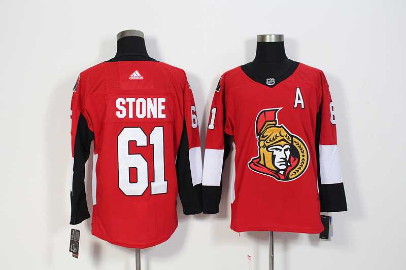 Ottawa Senators #61 Mark Stone Red Adidas Stitched Jersey