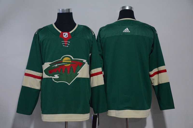 Customized Men's Minnesota Wild Any Name & Number Green Adidas Stitched NHL Jersey
