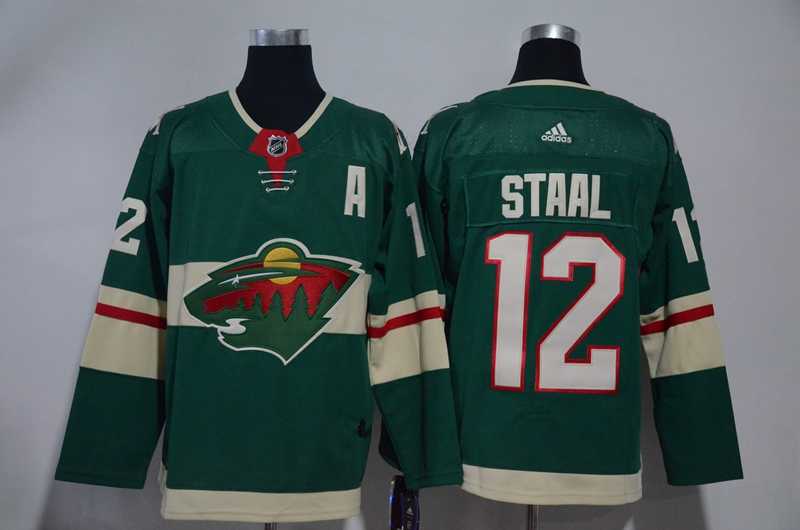 Minnesota Wild #12 Eric Staal Green Adidas Stitched Jersey