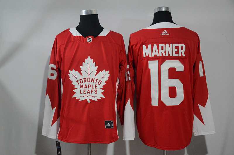 Toronto Maple Leafs #16 Mitch Marner Red Adidas Stitched Jersey
