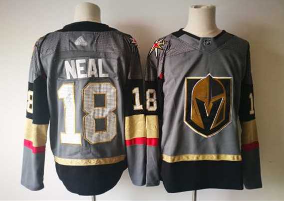 Vegas Golden Knights #18 James Neal Gray Adidas Stitched Jersey