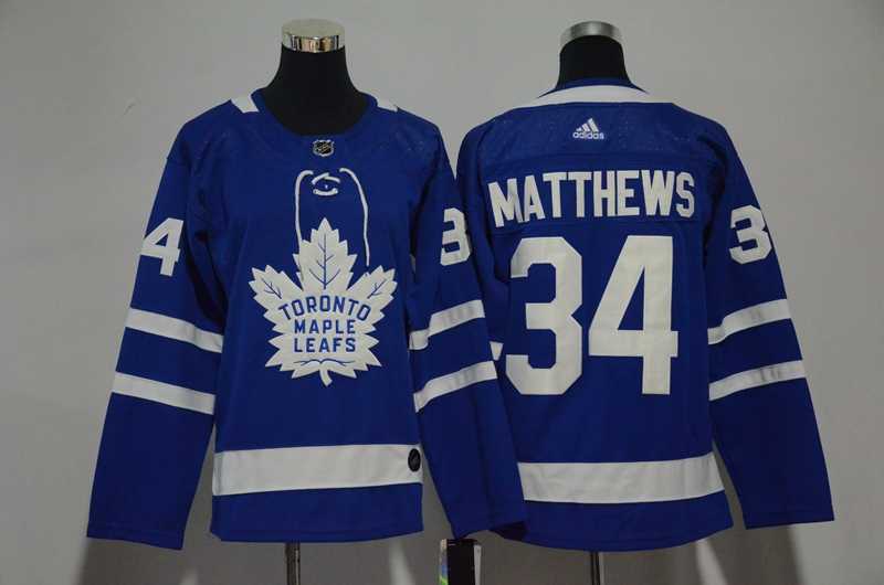 Youth Toronto Maple Leafs #34 Auston Matthews Blue Adidas Jersey