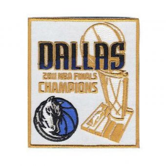 Stitched 2011 NBA Champions Jersey Patch Dallas Mavericks