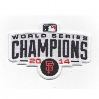 Stitched 2014 San Francisco Giants Baseball World Series Champions Logo Jersey Sleeve Patch