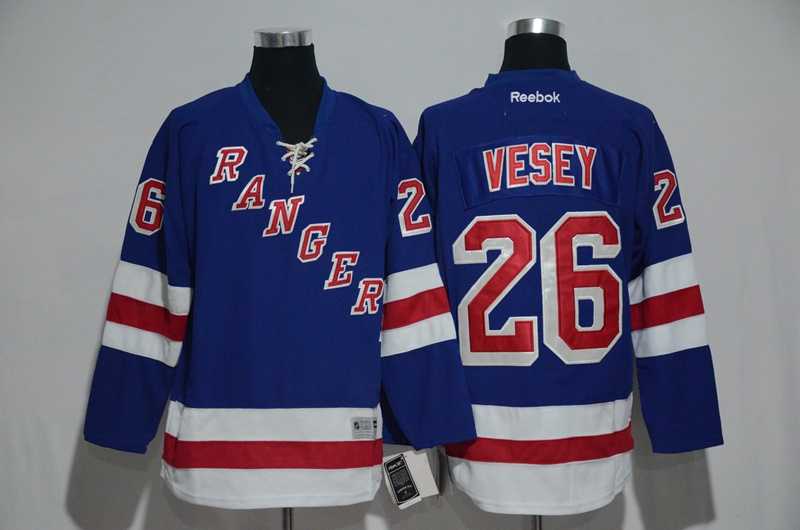 New York Rangers #26 Vesey Light Blue Jersey