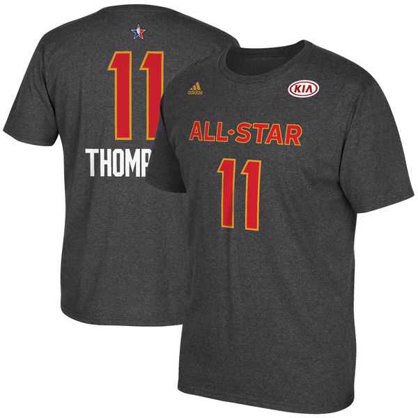 Men's Klay Thompson Charcoal 2017 NBA All-Star Game Name & Number T-Shirt