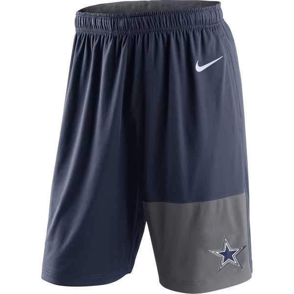 Men's Nike Dallas Cowboys Navy NFL Shorts FengYun