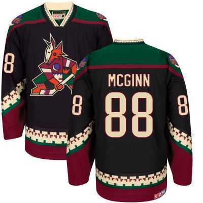 Phoenix Coyotes #88 Mcginn Black CCM Throwback Stitched Jersey DingZhi