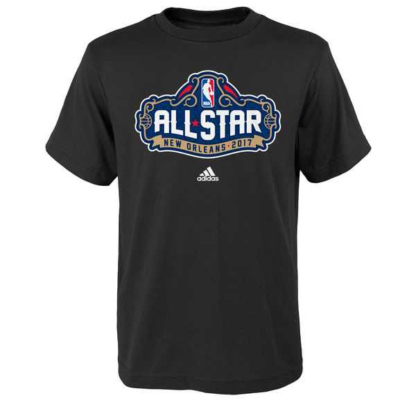 Youth Black 2017 NBA All-Star Game Primary Logo T-Shirt FengYun