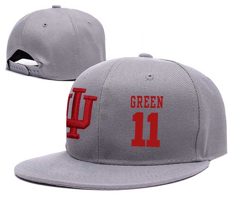 Indiana Hoosiers #11 Devonte Gray College Basketball Adjustable Hat