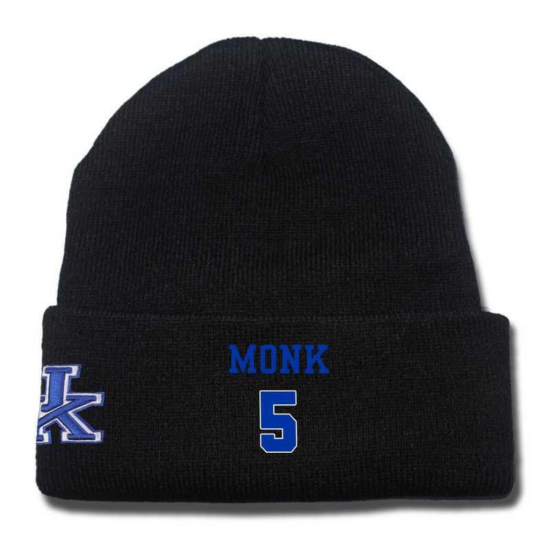 Kentucky Wildcats #5 Malik Monk Black College Basketball Knit Hat