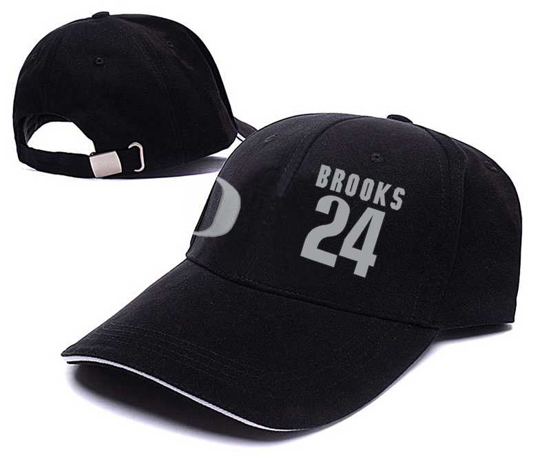Oregon Ducks #24 Dillon Brooks Black College Basketball Adjustable Peaked Hat