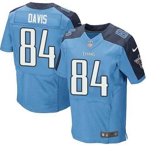 Nike Tennessee Titans #84 Corey Davis Light Blue Team Color Elite Jersey DingZhi