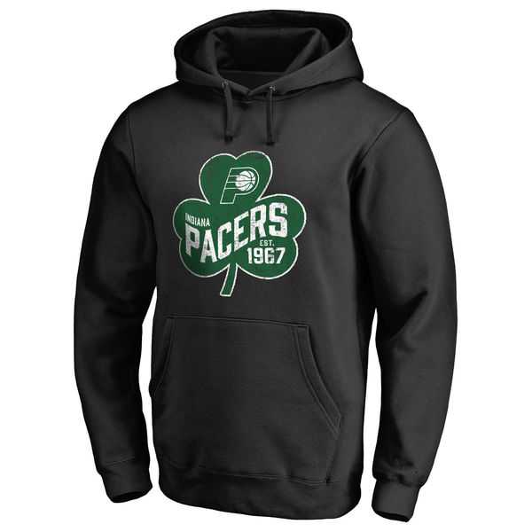 Men's Indiana Pacers Fanatics Branded Black Big & Tall St. Patrick's Day Paddy's Pride Pullover Hoodie FengYun