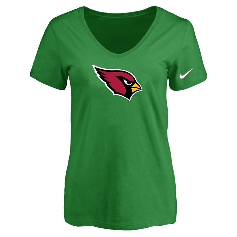 Women's Arizona Cardinals D.Green Logo V neck T-Shirt FengYun